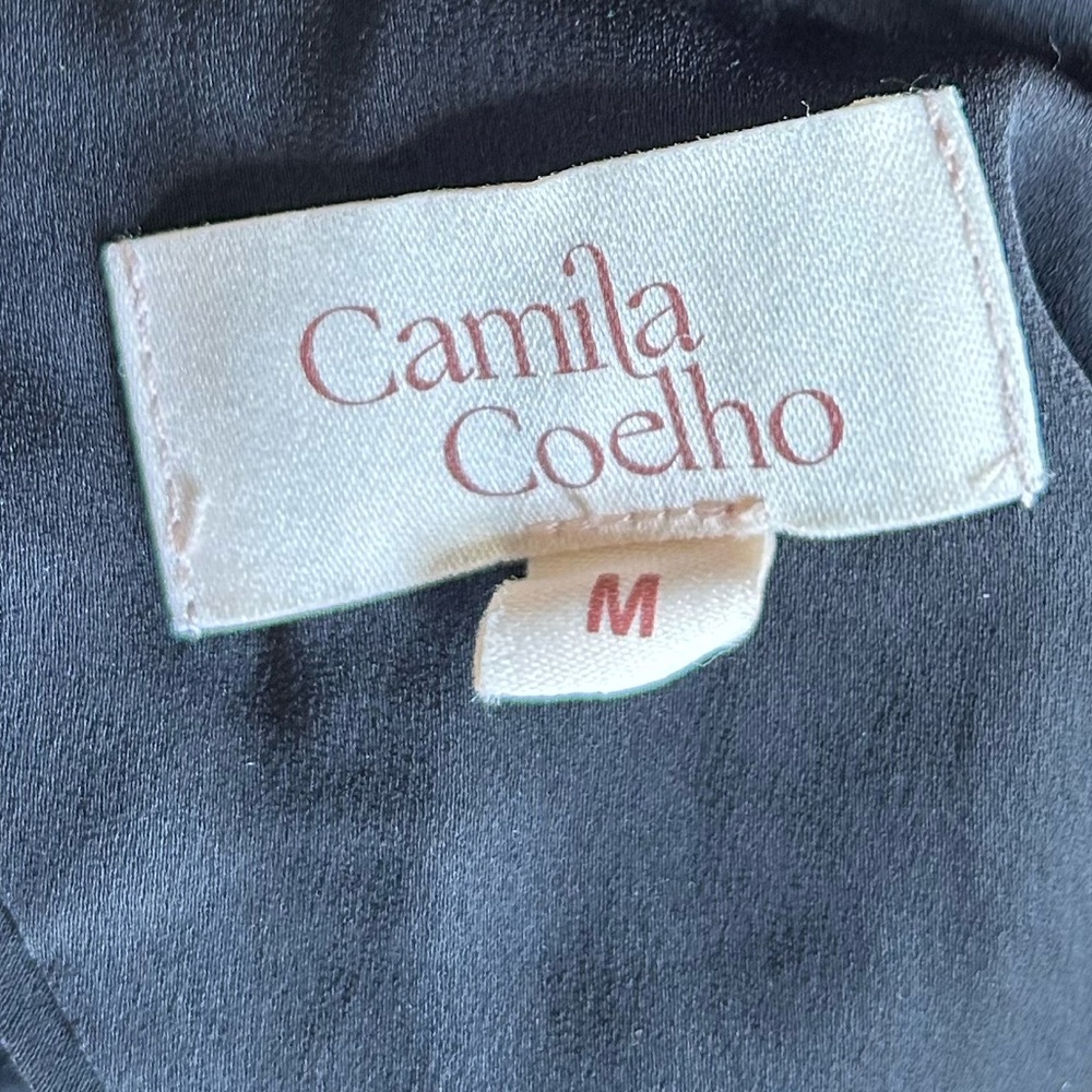 Camila Coelho Cassie Mini Sequin Dress in Black Sz M - Picture 12 of 16
